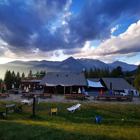 Restaurant Hotel Chalet Del Sole Oulx Buitenkant foto