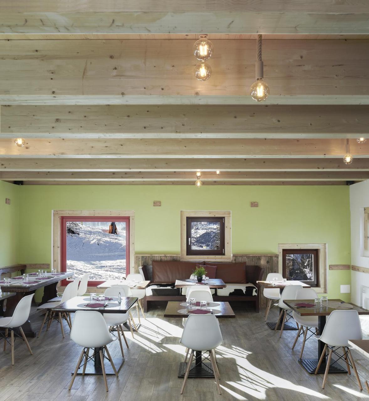 Restaurant Hotel Chalet Del Sole Oulx Buitenkant foto